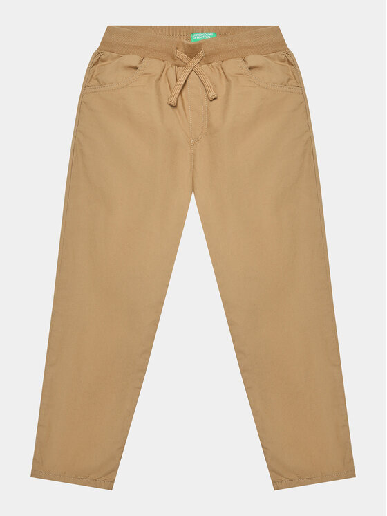 United Colors Of Benetton Jogger nohavice 4TV6GE00J Béžová Relaxed Fit