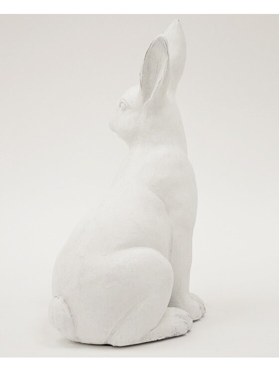 MIAhome MIAhome Figurka siedzący królik 35x20x13,5 cm ALBUS Biały