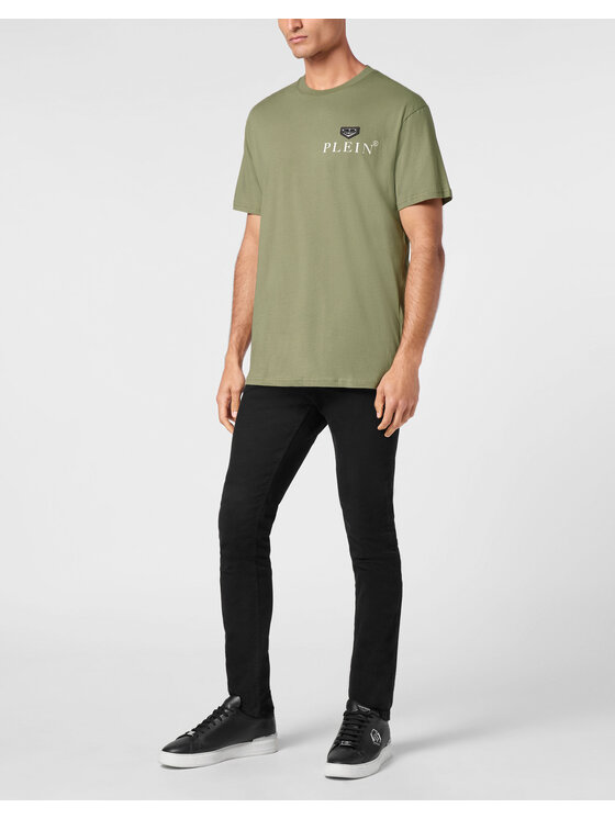 PHILIPP PLEIN PHILIPP PLEIN Tričko 9455 Zelená Regular Fit