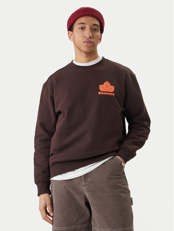 Element Element Bluză Sporting Cr ELYSF00308 Maro Regular Fit