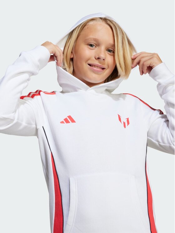 adidas adidas Bluza techniczna Messi Biały Regular Fit