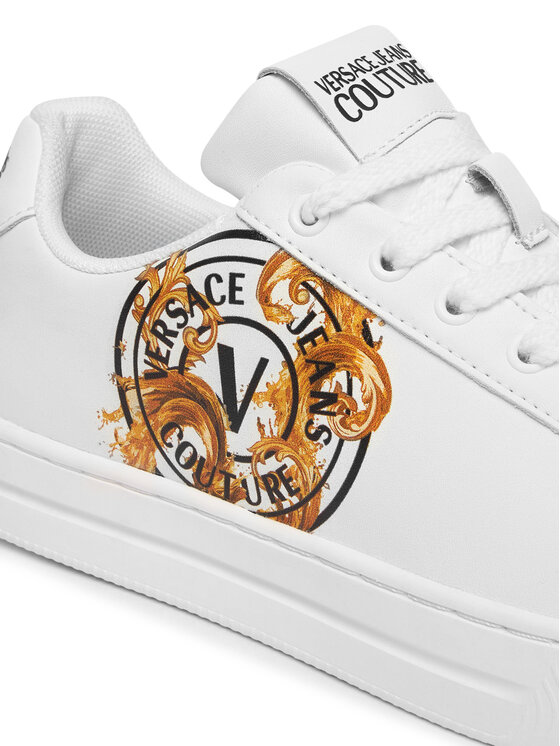 Versace Jeans Couture Versace Jeans Couture Sneakersy 80VA3SK3 ZPB73 3 Biela