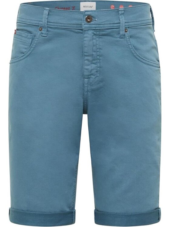 Mustang Mustang Pantaloncini di tessuto Style Chicago Shorts Z Blu Slim Fit