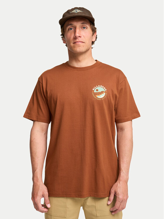 Billabong Billabong T-Shirt Rockies EBYZT00380 Hnědá Regular Fit