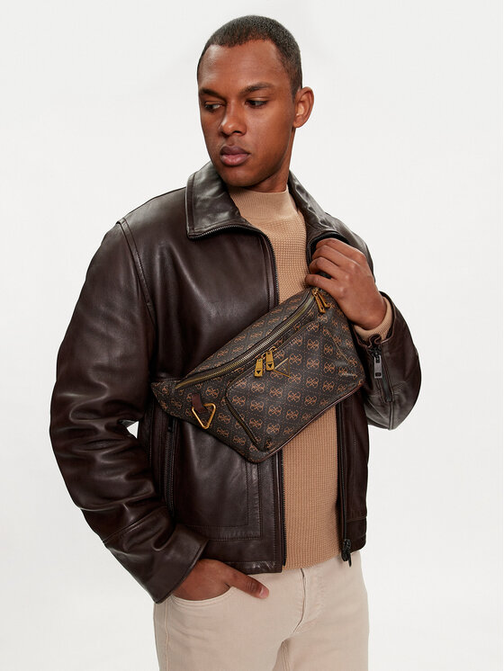 Guess Guess Borsetă HMMILO P4256 Maro