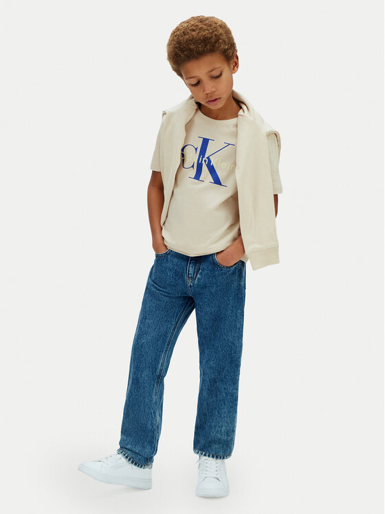 Calvin Klein Jeans Calvin Klein Jeans T-krekls Monologo LV1CKSJA33 Pelēks Regular Fit