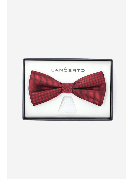 Lancerto Lancerto Komplet mucha i poszetka MU090122000098 Bordowy