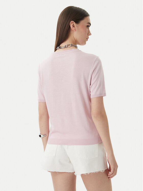 Patrizia Pepe Patrizia Pepe T-Shirt 2M4542/J419-M564 Ανοιχτό ροζ Regular Fit