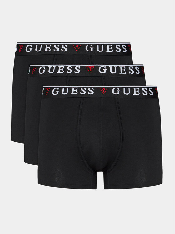 Guess Guess Set od 3 para bokserica Brian U97G01 KCD31 Crna