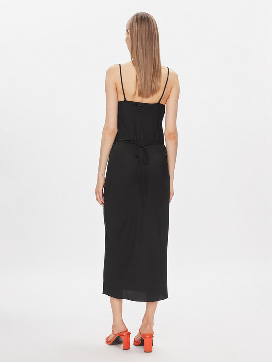 Calvin Klein Calvin Klein Sukienka letnia K20K206776 Czarny Regular Fit
