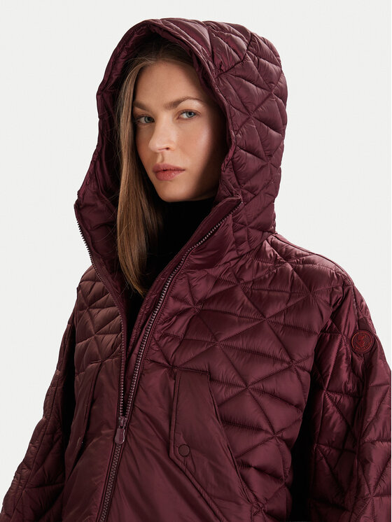 Save The Duck Save The Duck Μπουφάν μεταβατικό D42465W JADE21 Μπορντό Relaxed Fit