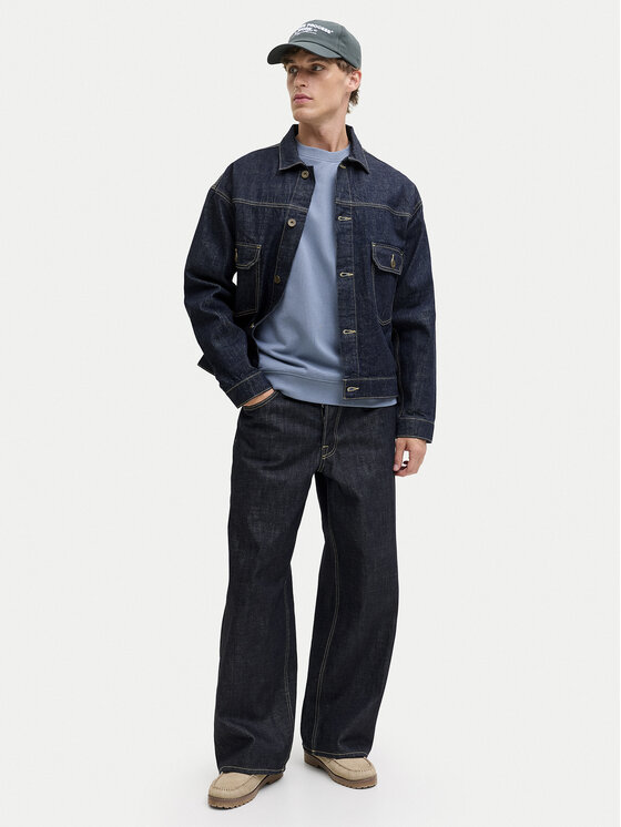Jack & Jones Jack & Jones Mikina Earchive 12287995 Modrá Regular Fit