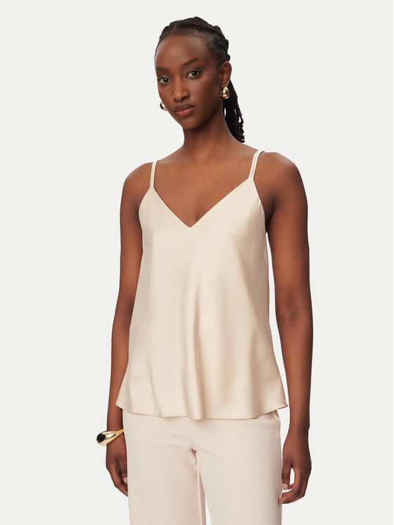 Rinascimento Rinascimento Top CFC0127685003 Beige Regular Fit