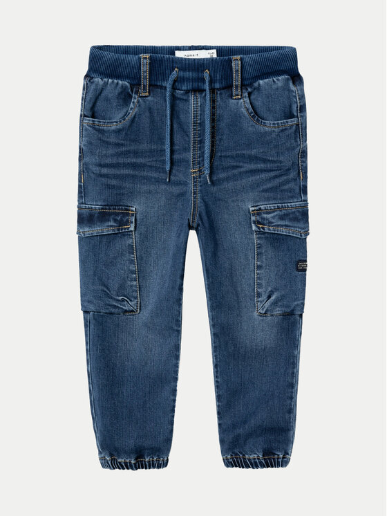 NAME IT NAME IT Džinsai 13224943 Tamsiai mėlyna Baggy Fit