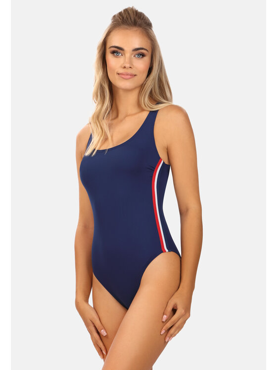 Miss Lou Miss Lou Costume da bagno ML020 Blu scuro