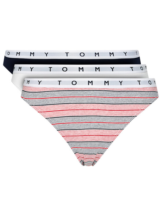 Tommy Hilfiger Tommy Hilfiger Sada 3 kusů klasických kalhotek 3P Print UW0UW02523 Barevná