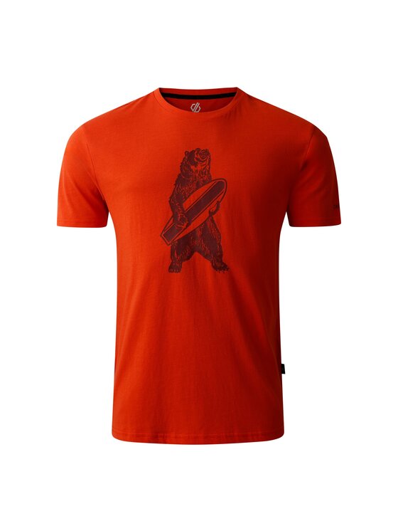 Dare2B Dare2B T-Shirt Movement II Czerwony Board Fit