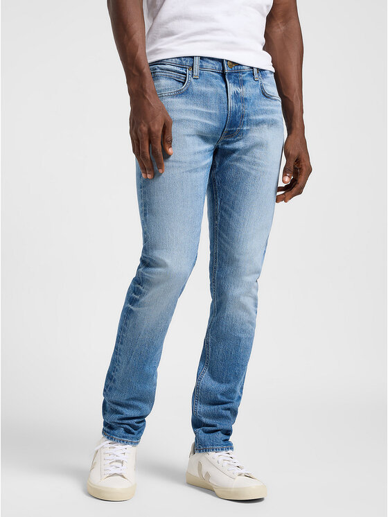 Lee Lee Jeansy LUKE Niebieski Slim Fit
