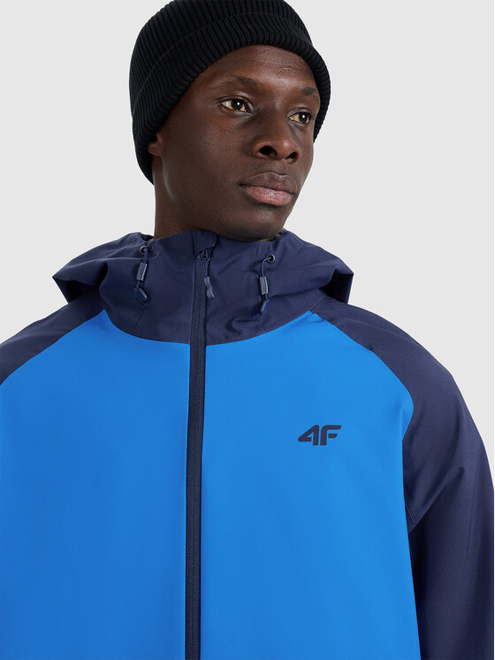 4F 4F Kurtka przejściowa MIDSHOP TEXTILE Granatowy Regular Fit