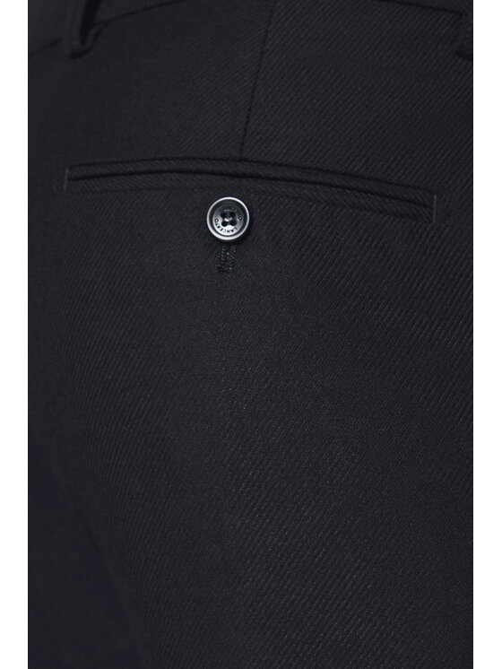 Lancerto Lancerto Spodnie materiałowe Umberto SP131224000002 Czarny Slim Fit