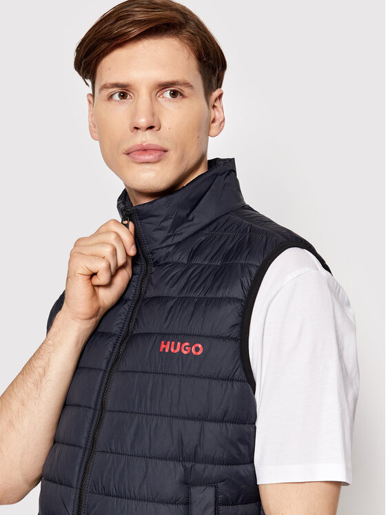 HUGO Hugo Prsluk Bentino2221 50468742 Tamnoplava Slim Fit