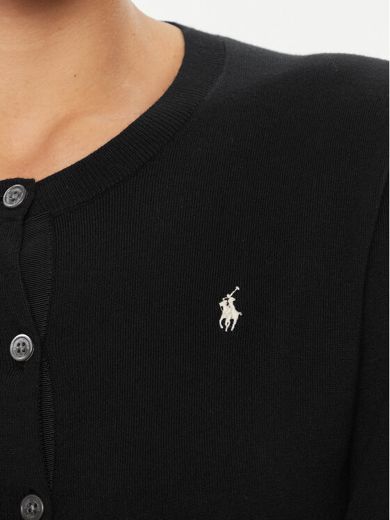 Polo Ralph Lauren Polo Ralph Lauren Кардиган 211891672006 Черен Regular Fit