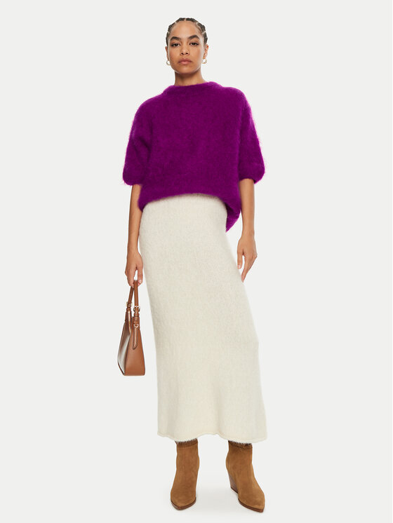 Dixie Dixie Sveter M277K008A Fialová Relaxed Fit