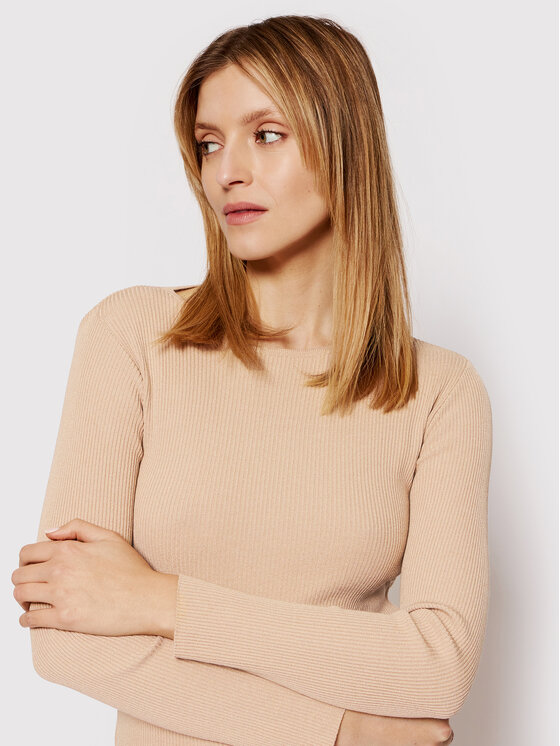 Maglione 3M7440 Beige Slim Fit