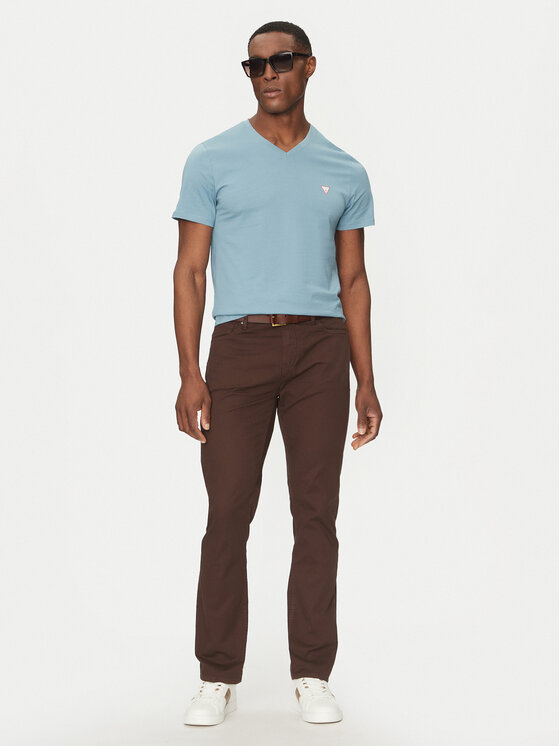 Guess Guess Spodnie materiałowe M5RAS2 WGXW1 Regular Fit