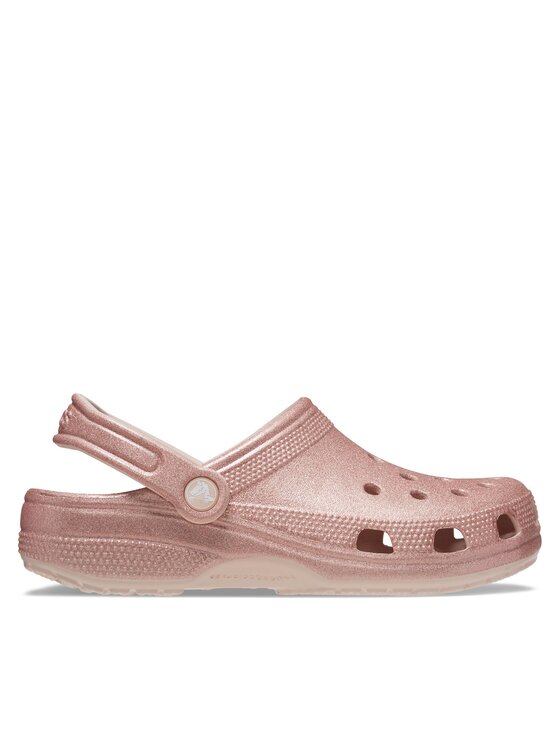 Crocs Crocs Šľapky Classic Glitter Clog Quartz 205942 Ružová