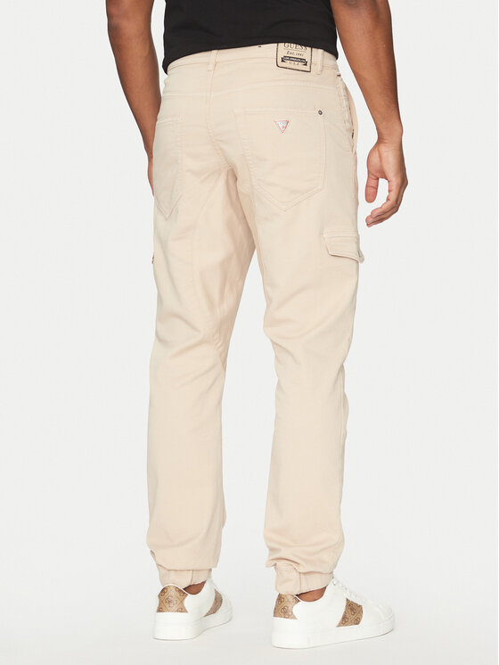 Guess Guess Hlače M5RB54 WGXY1 Bež Slim Fit