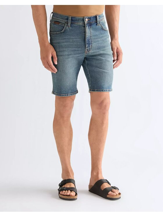 Wrangler Wrangler Szorty jeansowe TEXAS SHORTS Niebieski Regular Fit