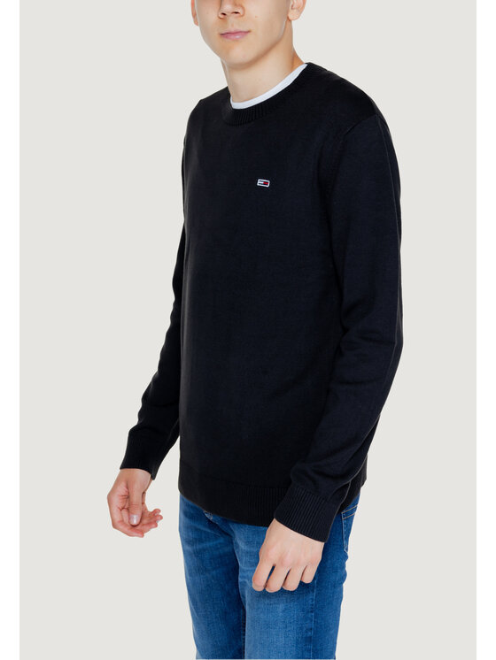 Tommy Jeans Tommy Jeans Πουλόβερ TJM ESSENTIAL Μαύρο To Fit