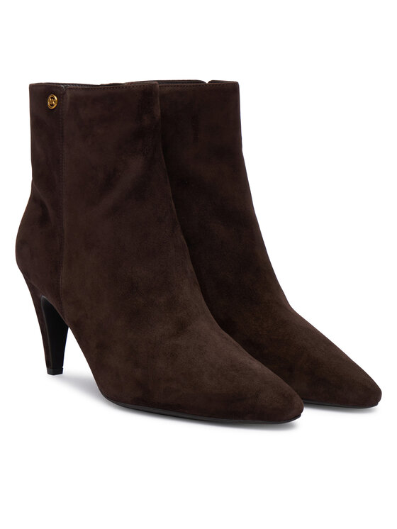 MICHAEL Michael Kors MICHAEL Michael Kors Ботильйони Daniela Heeled 40F6DNME6S Коричневий