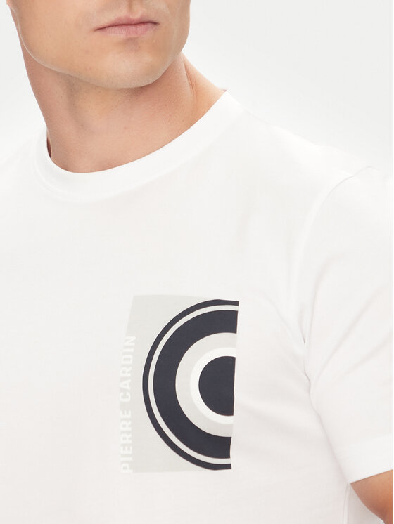 Pierre Cardin Pierre Cardin T-shirt C5 21460.2120 Bijela Regular Fit