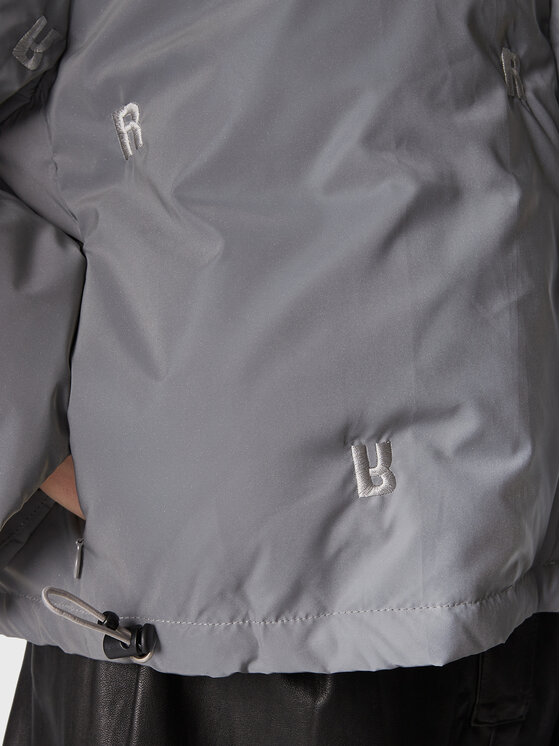 ROTATE ROTATE Kurtka zimowa Padded Quilt RT2096 Szary Regular Fit