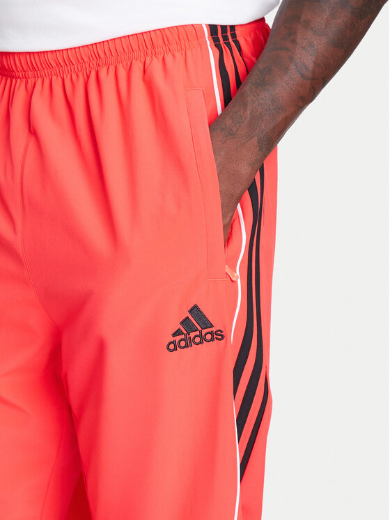 adidas adidas Spodnie dresowe Teamgeist adicolor JW5871 Czerwony Loose Fit