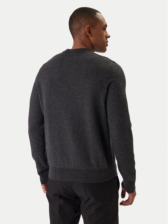 BOSS BOSS Sweater H-Hestro 50549986 Fekete Regular Fit