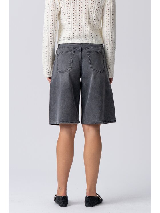 TeeShoppen TeeShoppen Szorty jeansowe 'Basic Collection' Czarny Regular Fit