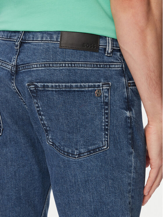 BOSS BOSS Džínsy 50559869 Tmavomodrá Skinny Fit