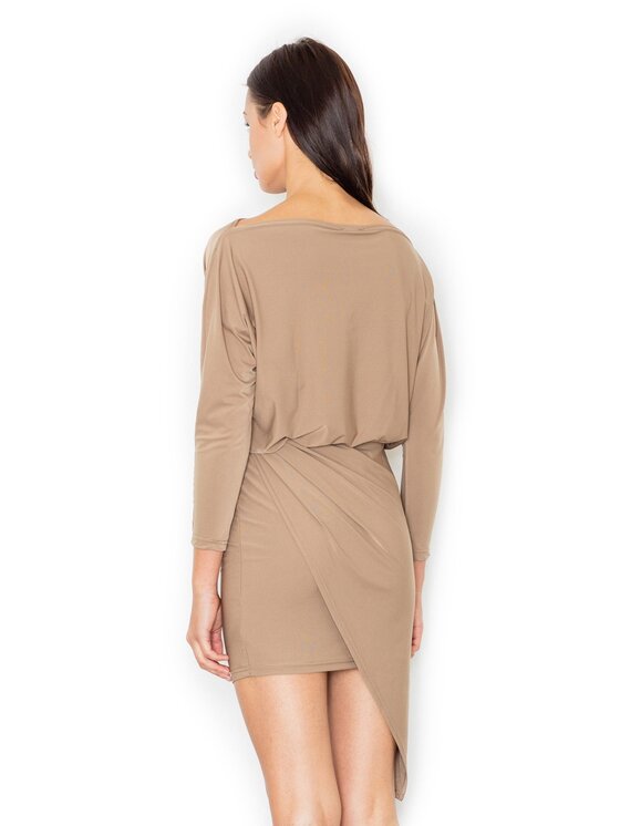 FIGL FIGL Šaty M475 Béžová Regular Fit