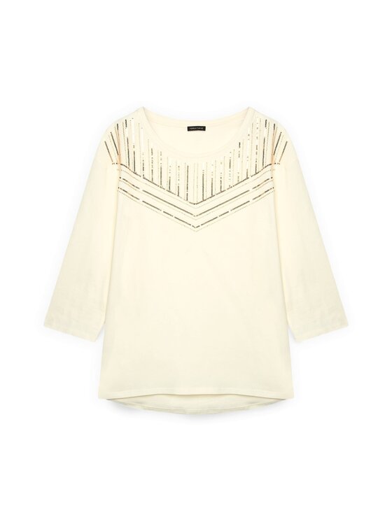 Fiorella Rubino Fiorella Rubino T-shirt G03AL008871N011 Bianco Regular Fit