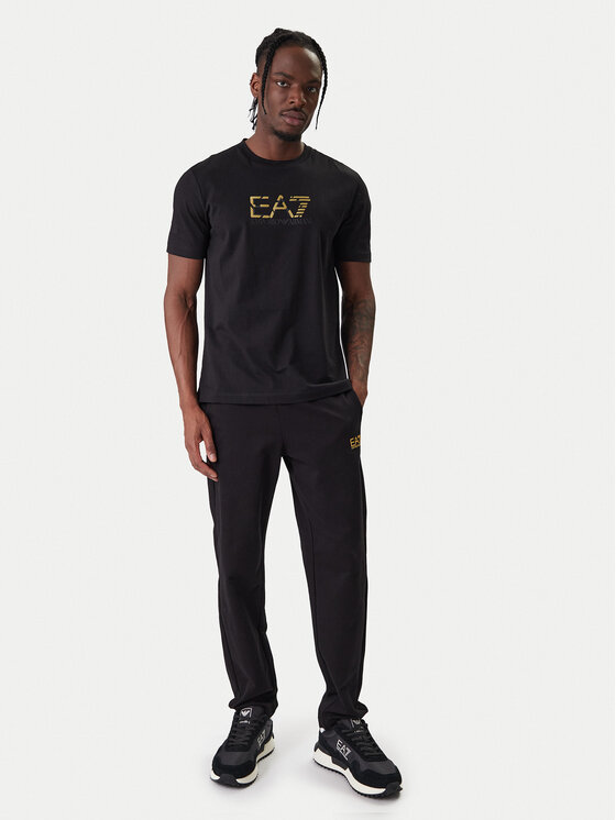 EA7 Emporio Armani EA7 Emporio Armani Тишърт 7M001562 AF17789 UC001 Черен Regular Fit