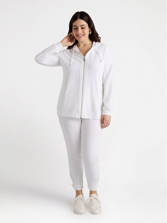 Fiorella Rubino Fiorella Rubino Felpa G890L008330N011 Bianco A-Line Fit