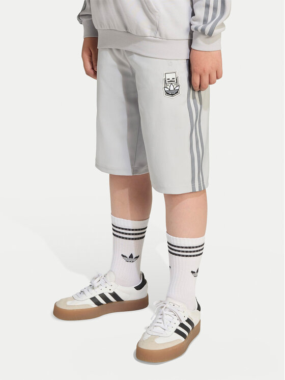 adidas adidas Szorty sportowe Minecraft JW7733 Szary Loose Fit