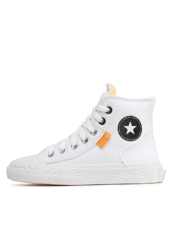 Converse bianche diventano gialle hotsell