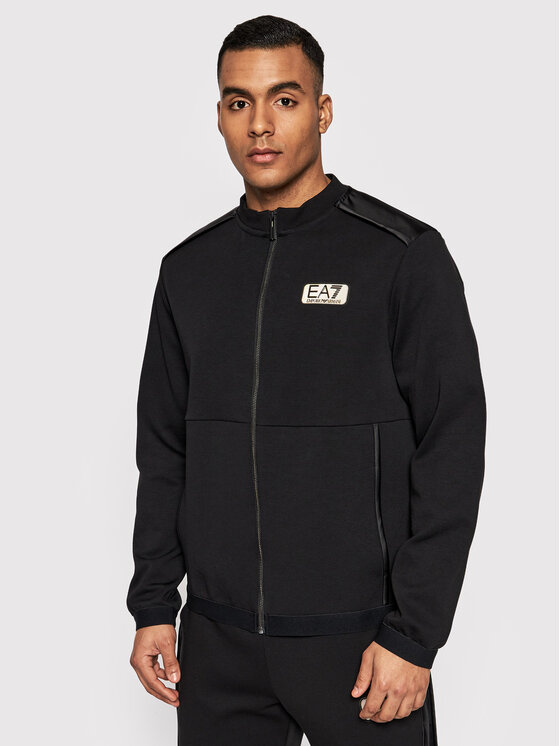 EA7 Emporio Armani EA7 Emporio Armani Суитшърт 3LPM25 PJFAZ 1200 Черен Regular Fit