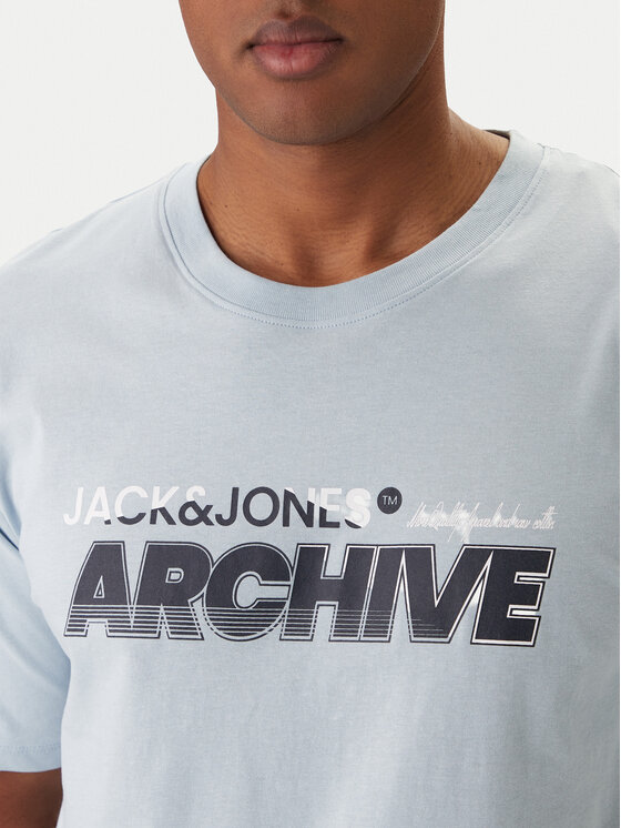 Jack & Jones Jack & Jones T-krekls Brat Tee 12288103 Zils Regular Fit