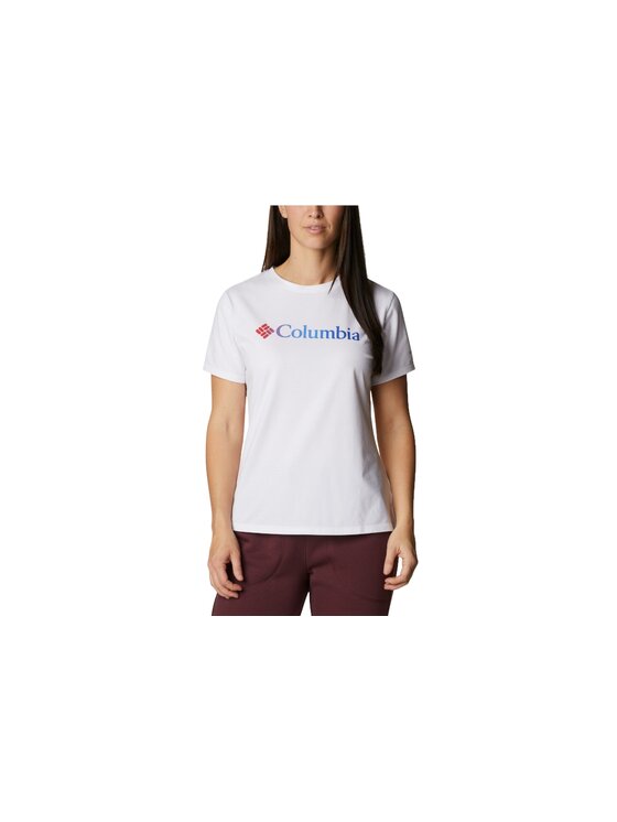 Columbia Columbia T-shirt Columbia Sun Trek W Graphic Tee Bianco Regular Fit