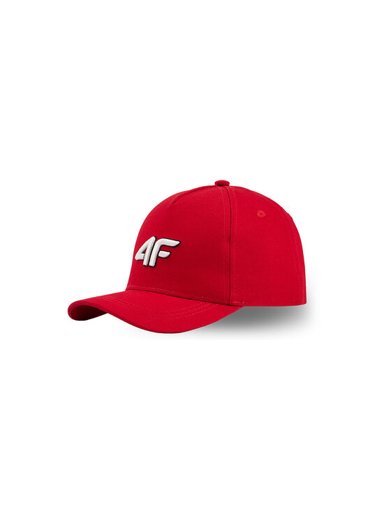 4F 4F Czapka z daszkiem BASIC 3 Czerwony